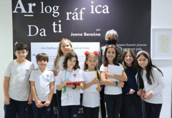 Colégio São Luís - Exposição Arte Datilográfica de Joana Baraúna no CSL (2)