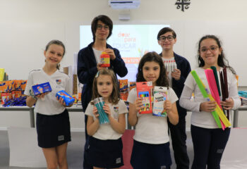 CSL - Alunos do Colégio São Luís arrecadam material escolar para doação (2)
